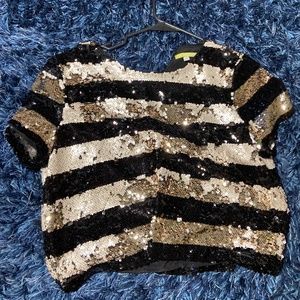 Never worn sequins top